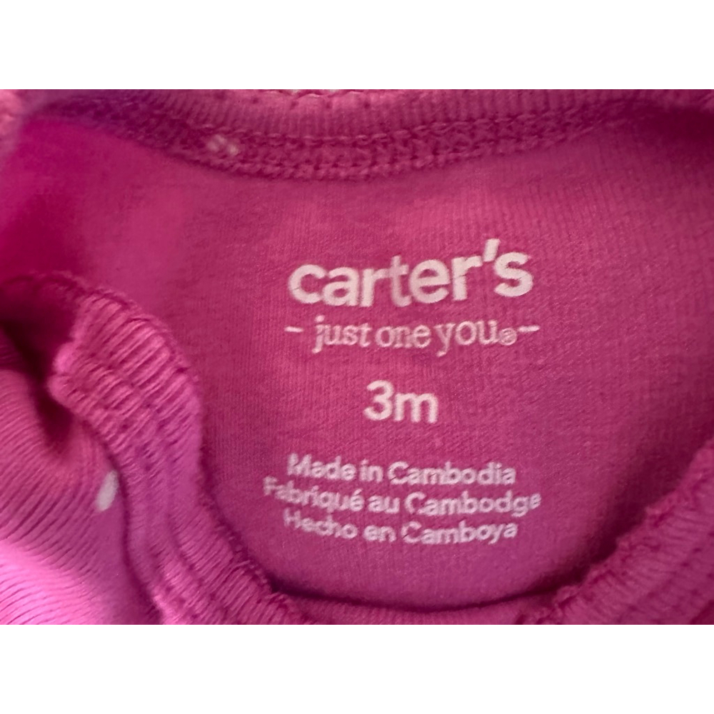 Carter’s Just One You Pink Polka Dot Bodysuit & Pants Set Size 3M - Picture 4 of 4